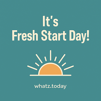 Fresh Start Day 🌅✨