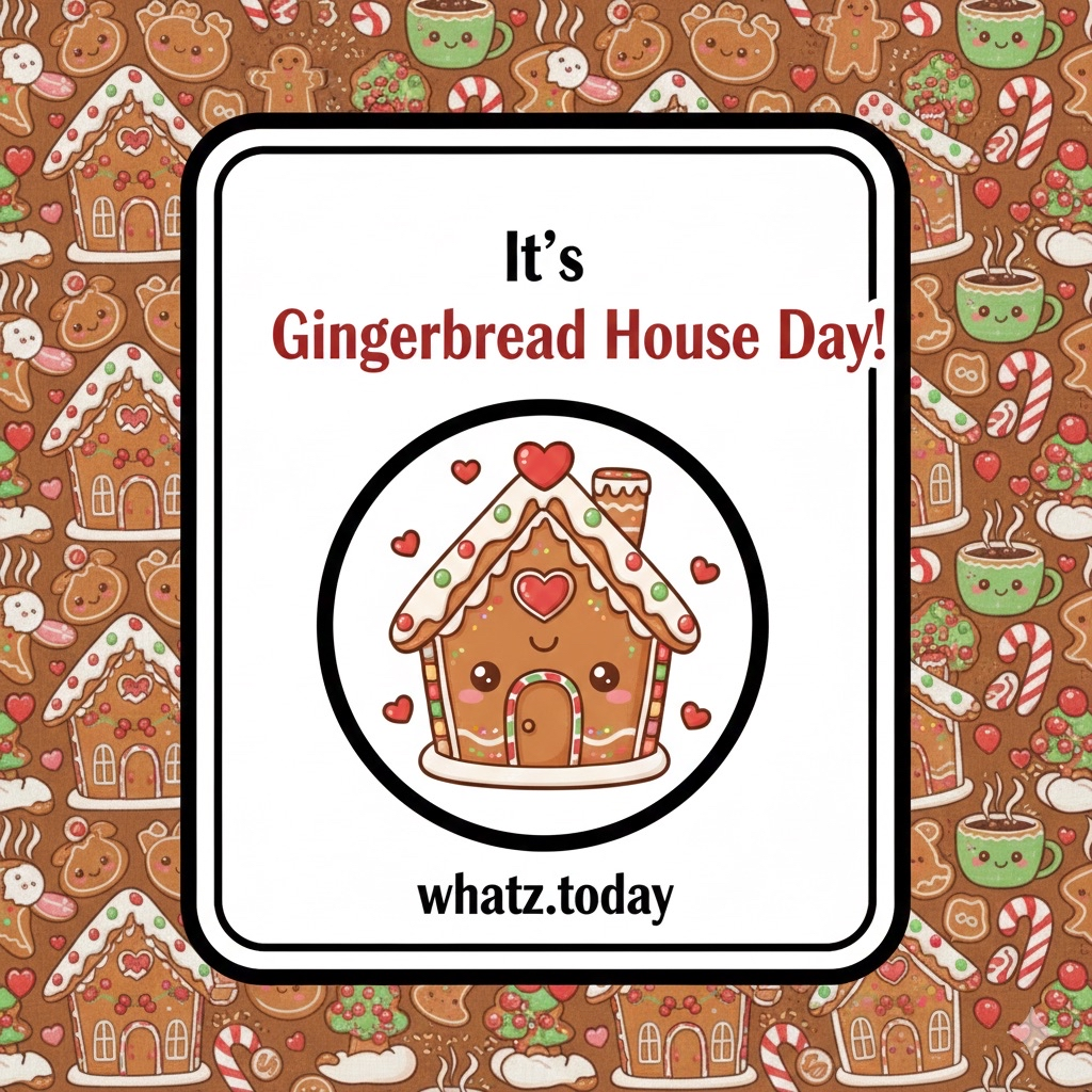 Gingerbread House Day 🍬🏠✨