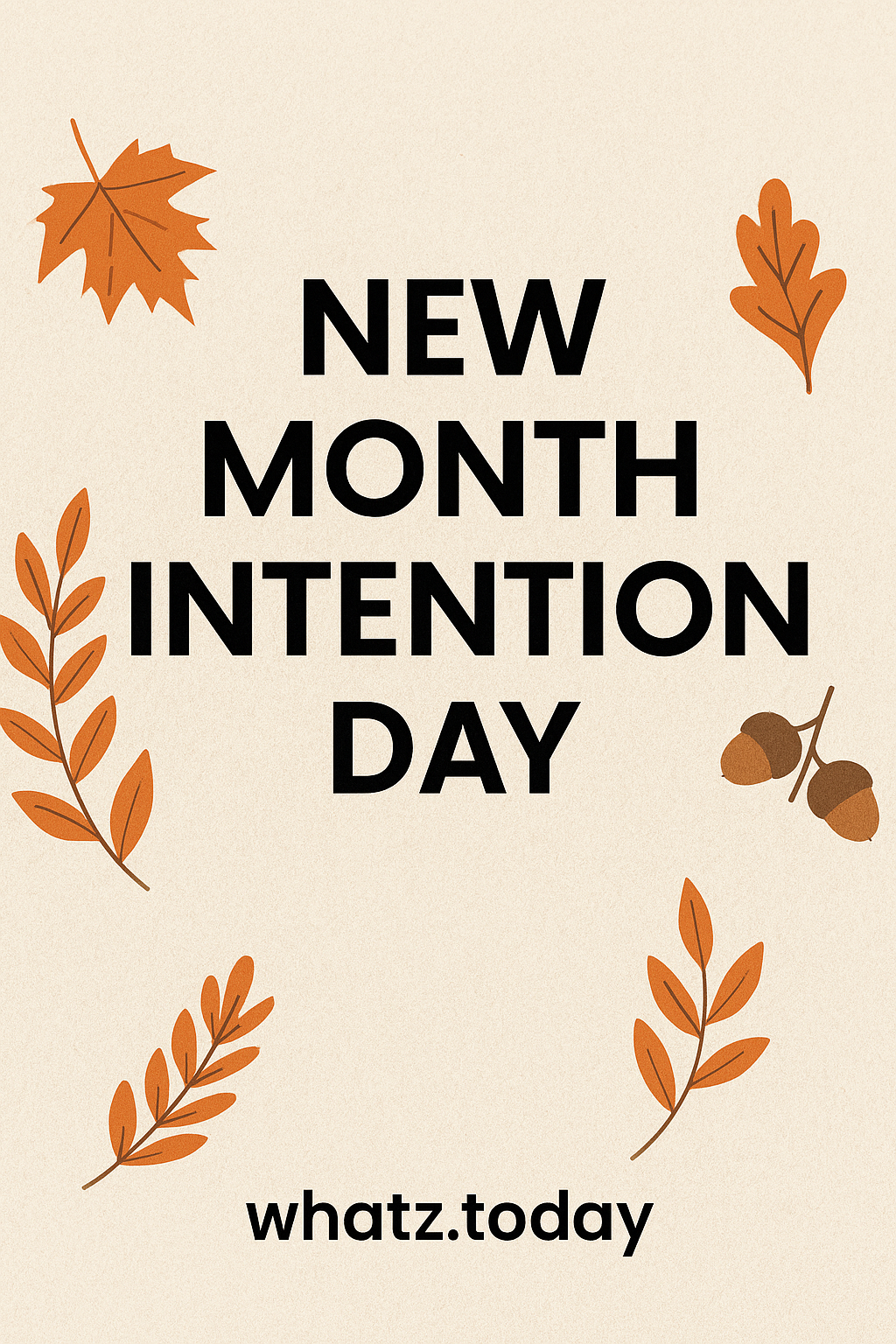 New Month Intention Day 🗓️✨
