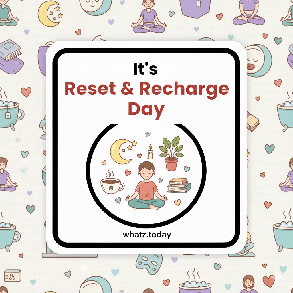 December 1. Reset & Recharge Day