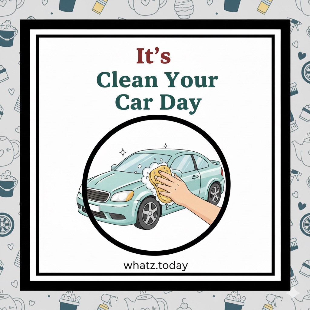🚗✨ Clean Your Car Day