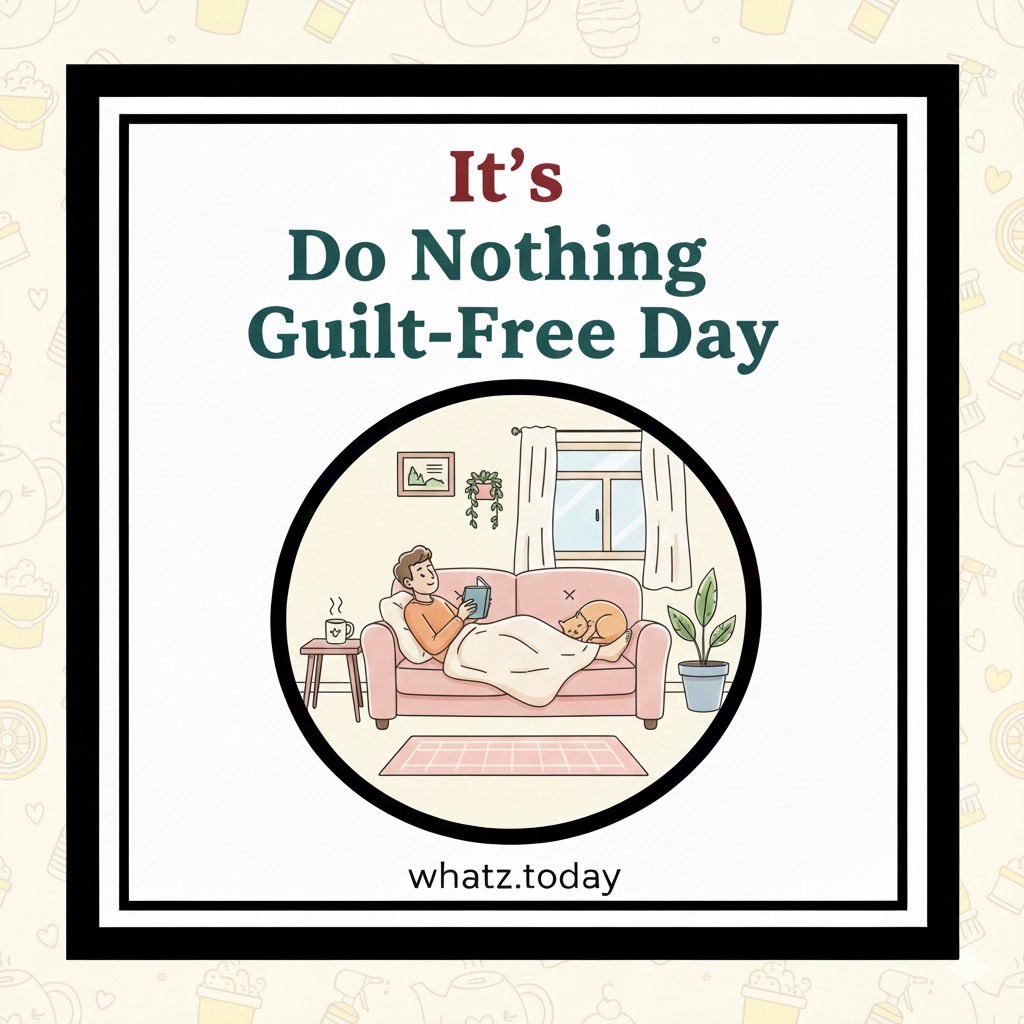 🛋️🌿 Do Nothing Guilt-Free Day