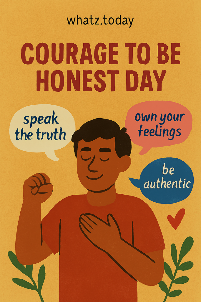 Courage to Be Honest Day 🎤🔥
