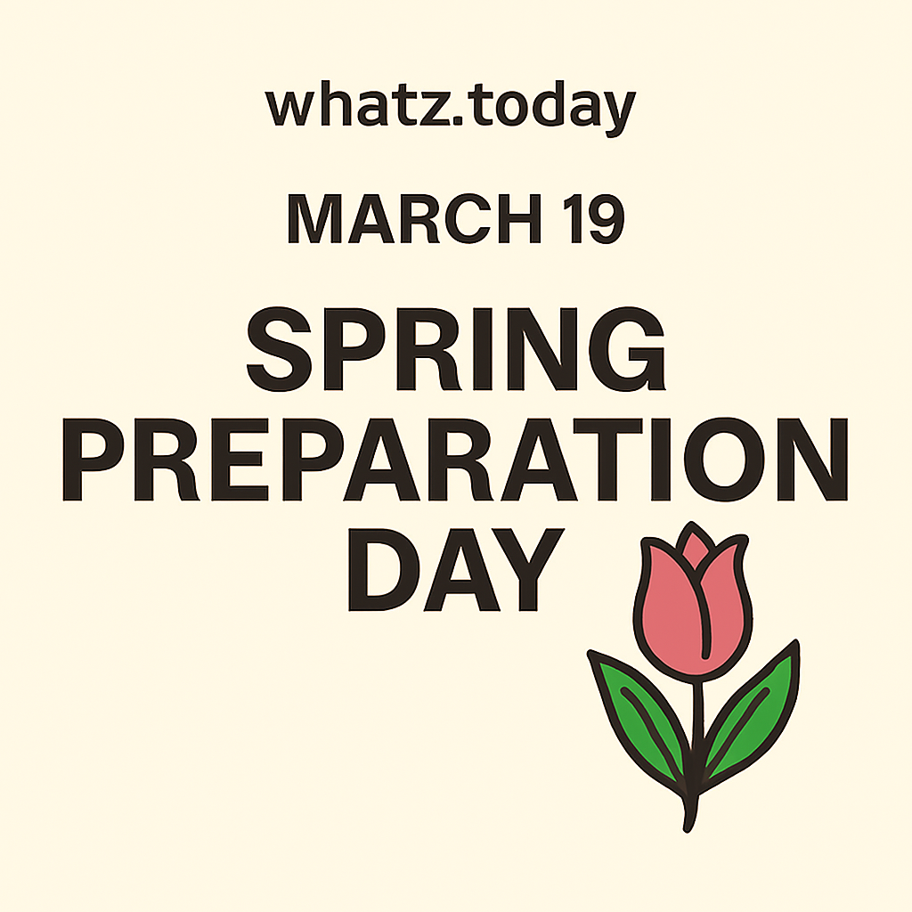 March 19 — Spring Preparation Day 🌷