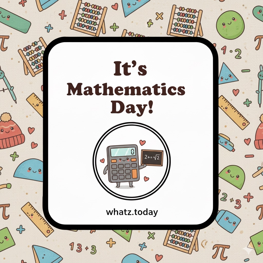 Mathematics Day ➗📐✨