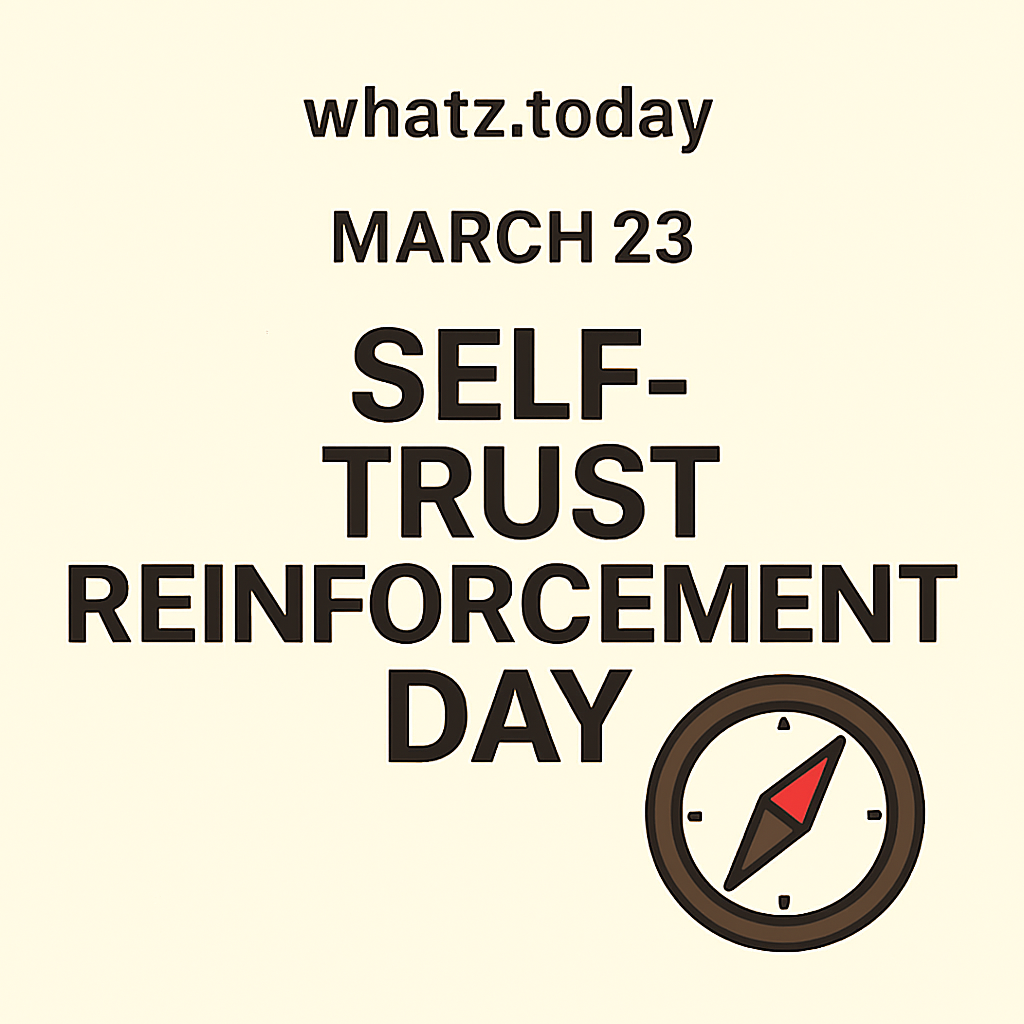 March 23 — Self-Trust Reinforcement Day 🧭