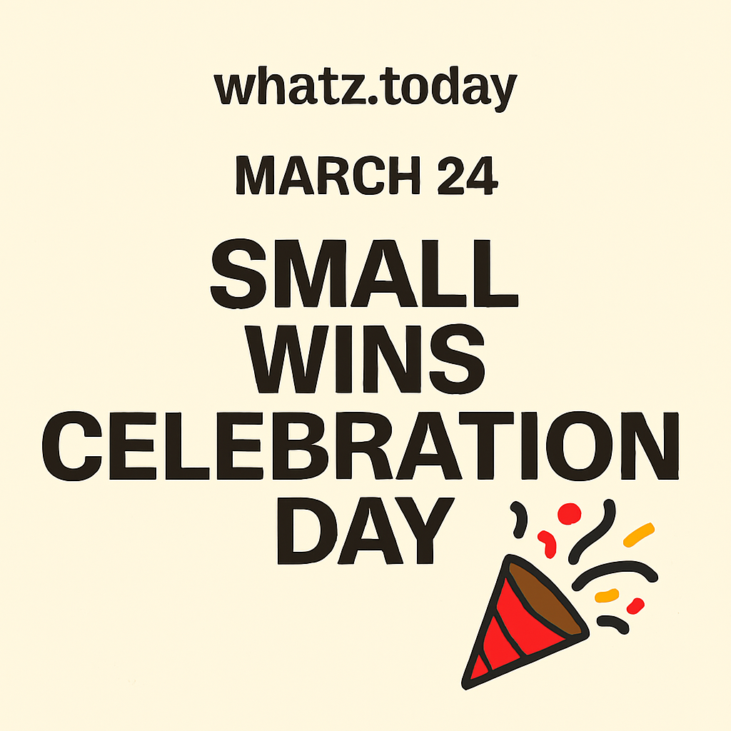 March 24 — Small Wins Celebration Day 🎉