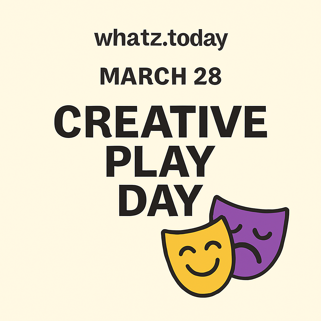 March 28 — Creative Play Day 🎭