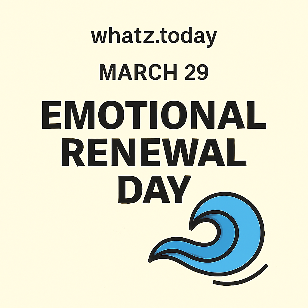 March 29 — Emotional Renewal Day 🌊