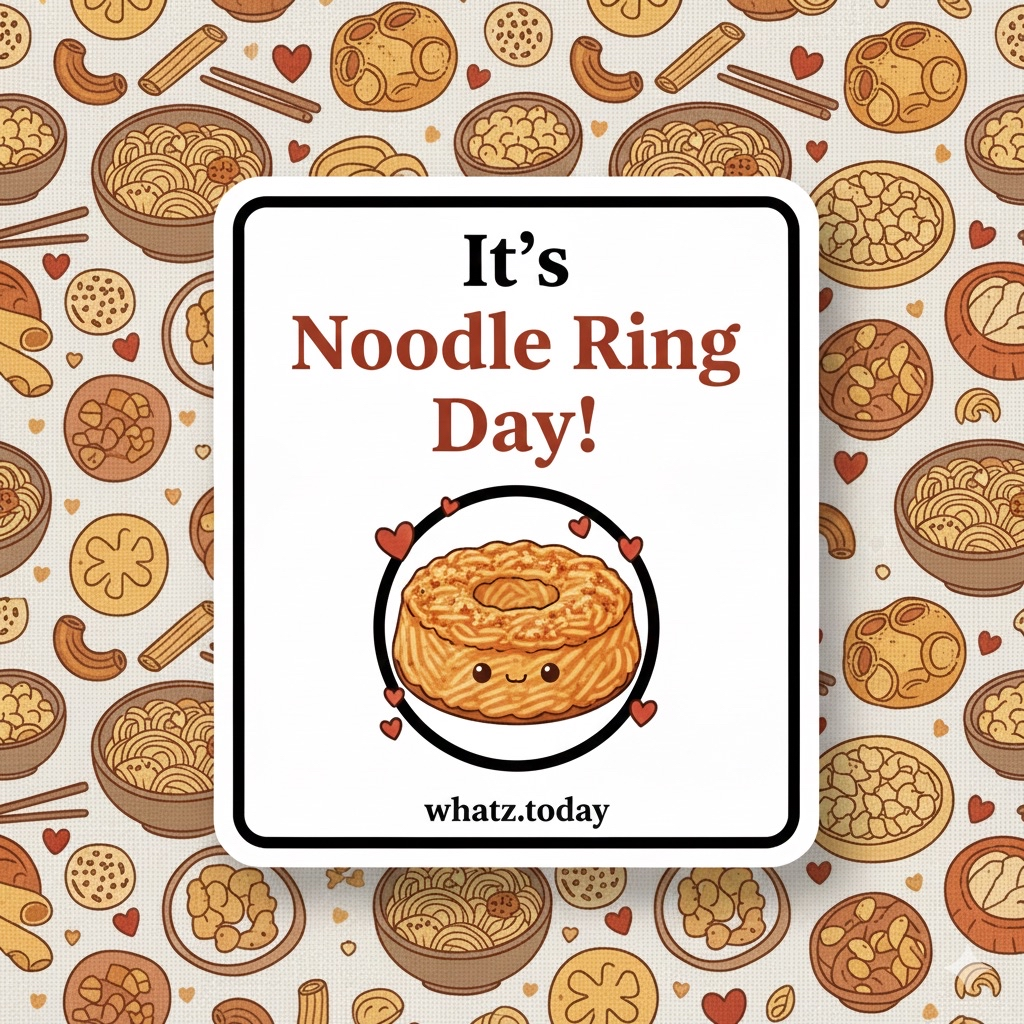 Noodle Ring Day 🍝✨