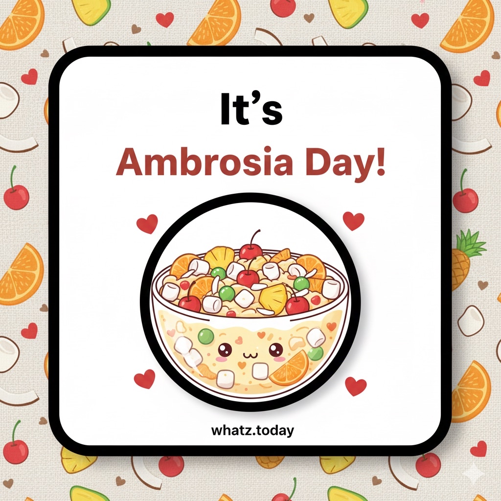 Ambrosia Day 🍊🥥✨