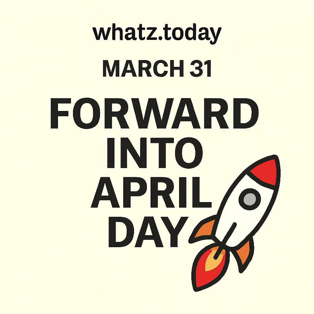 March 31 — Forward into April Day 🚀