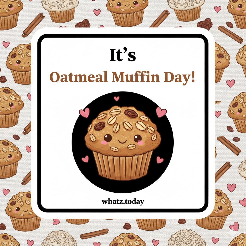 Oatmeal Muffin Day 🧁🌾✨