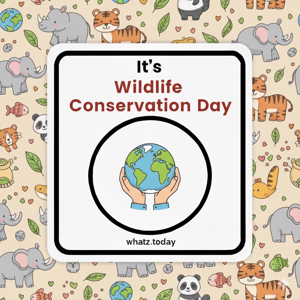 Wildlife Conservation Day 🌍🐾