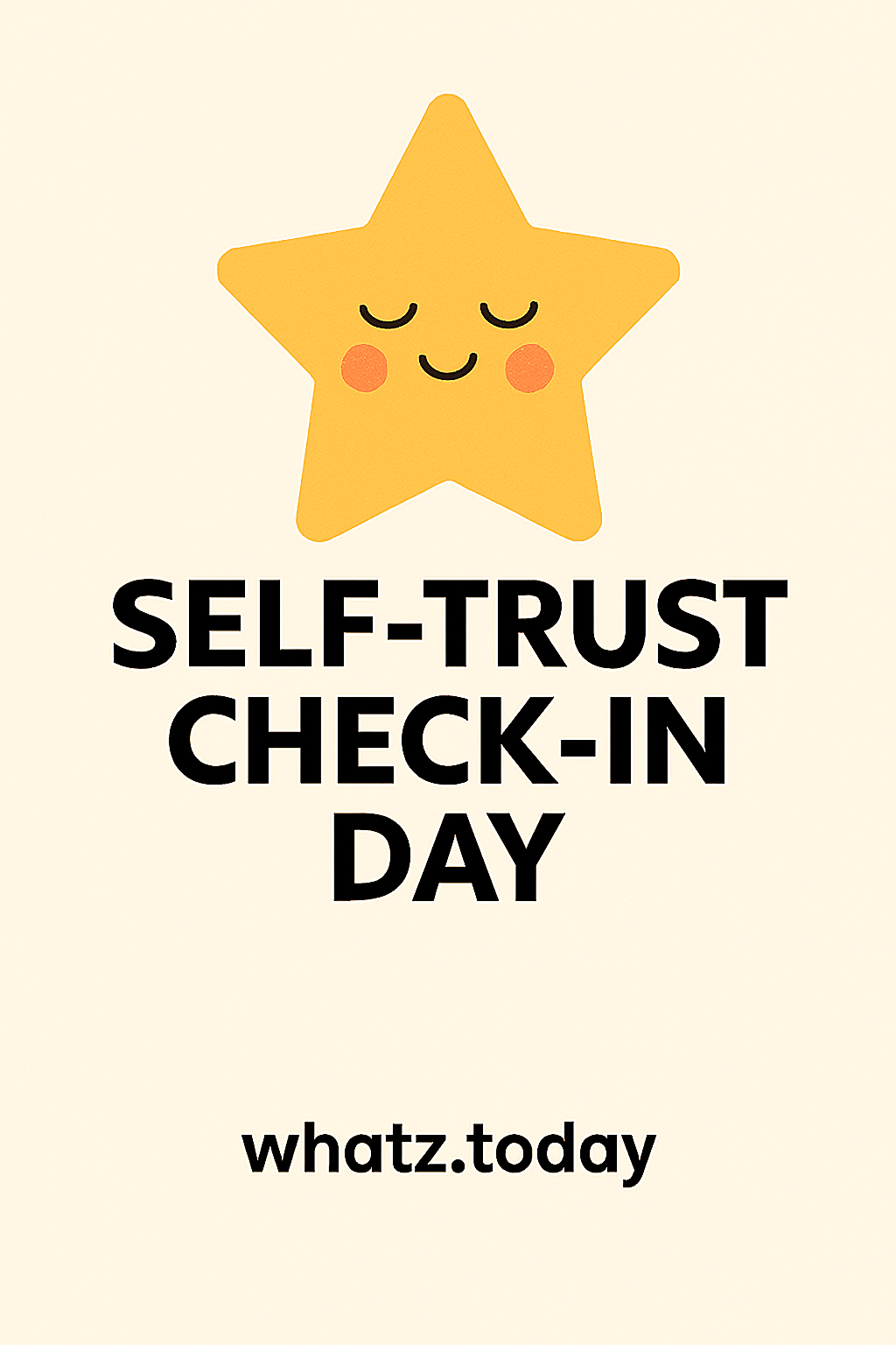 Self-Trust Check-In Day 🧭🤍